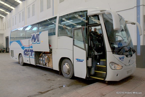 ティトゥアンからシャウエンに行くのに乗ったCTMのバス